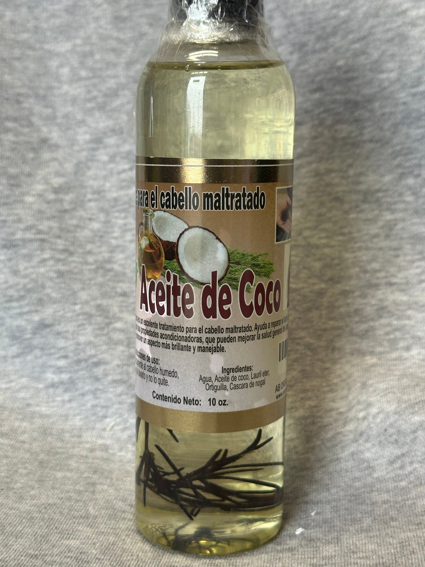 Aceite de coco para pelo