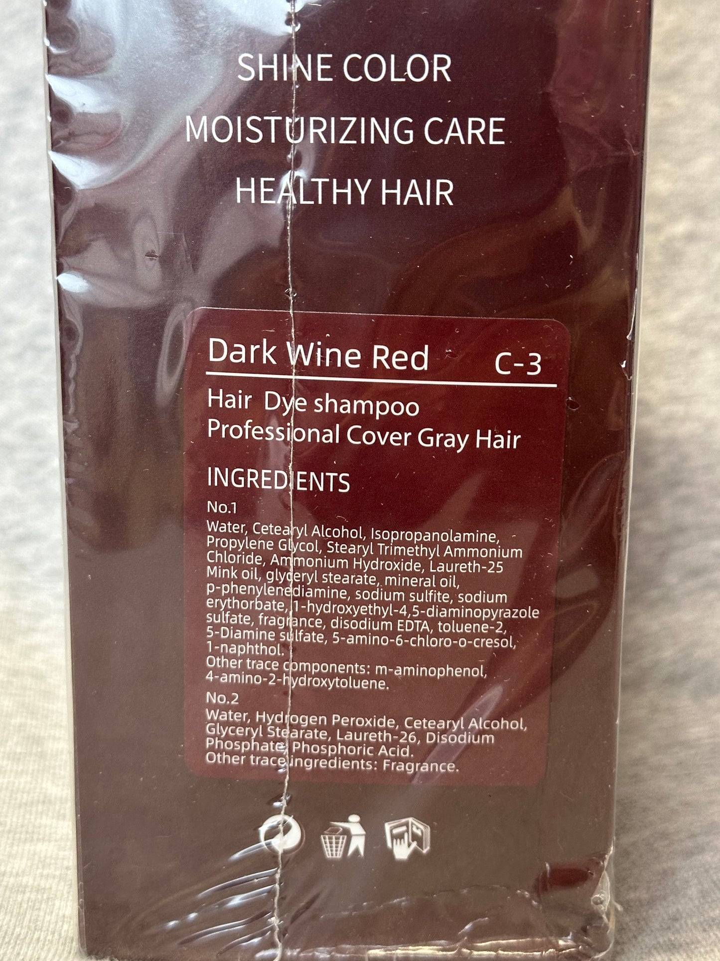 Hair dye shampoo