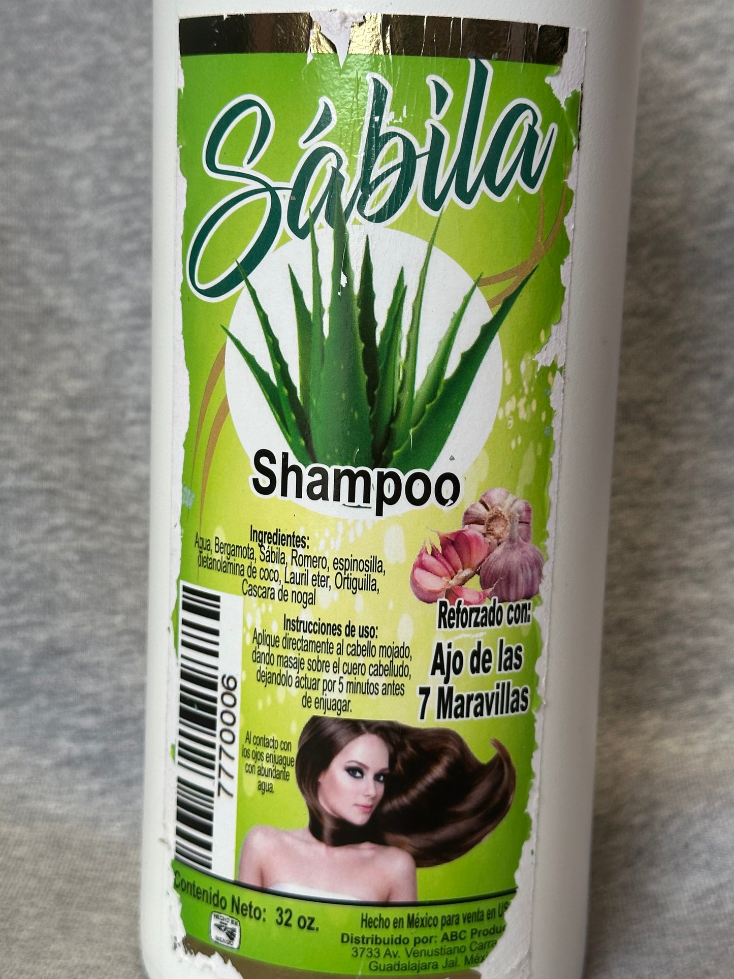 Aloe Vera shampoo