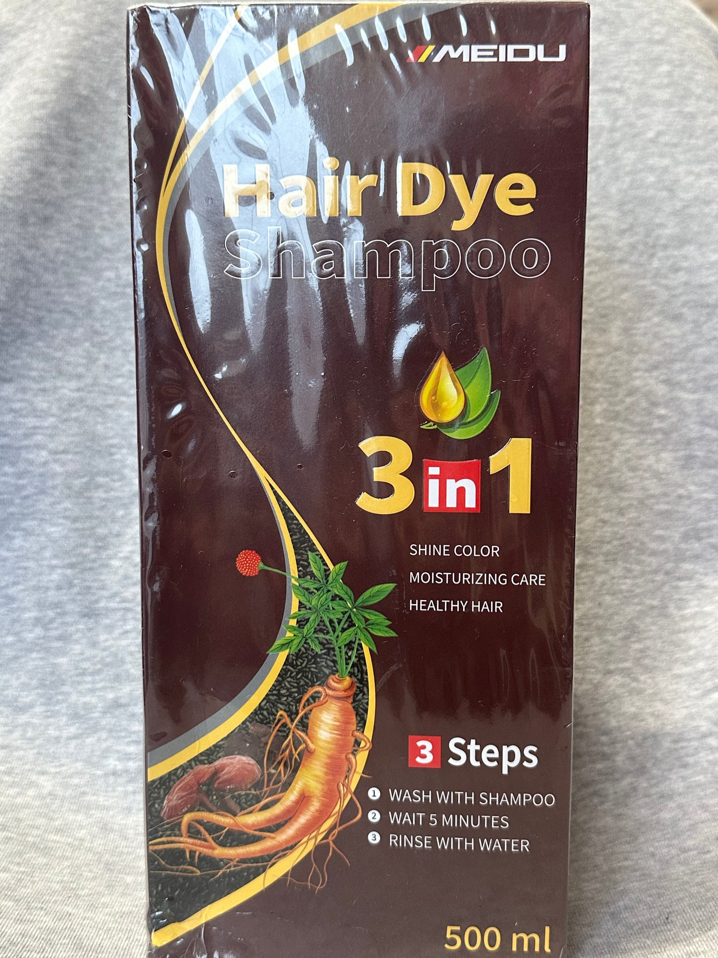 Hair dye shampoo